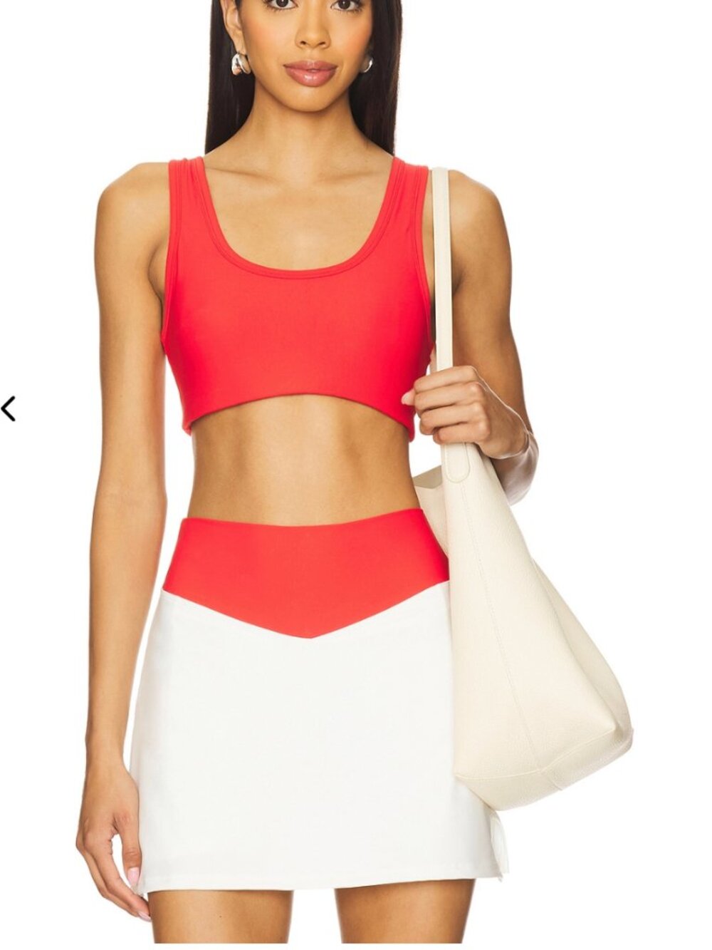 The Upside- Pacific Harley Scoop Neck Sports Bra & Jaynee Mini Skirt Set- Sz. S